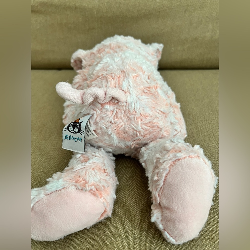RARE! Curly Twirly JellyCat pig - Picture 5 of 12